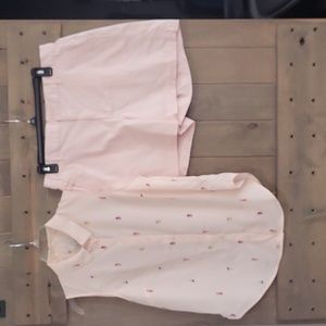 A New Day shorts and sleeveless top